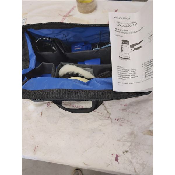 12V Cordless Simoniz Random Orbit Polisher