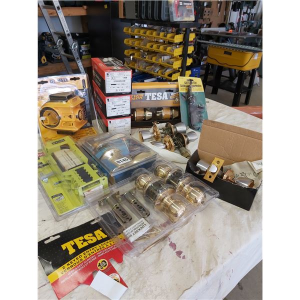Assorted Door Knobs - Locks - Accessories