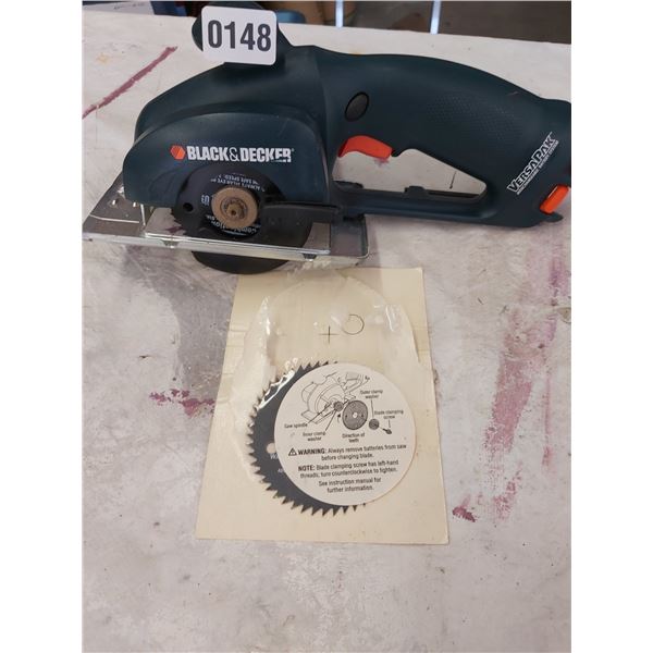 Black & Decker Cordless 3-3/8" Circular Saw