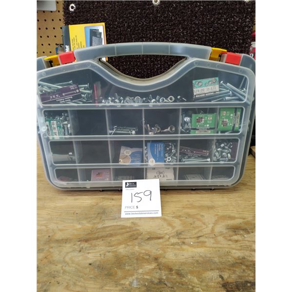 Washers/Hooks & Screws with Double Sided Carrying Case