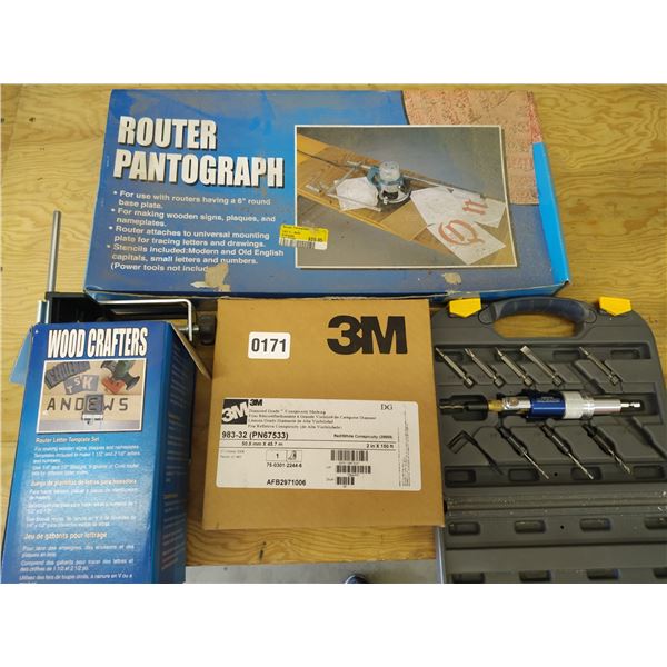 Mastercraft Maximum Drill Bits - Diamond Grade Conspicuity Marker - Router Paintograph