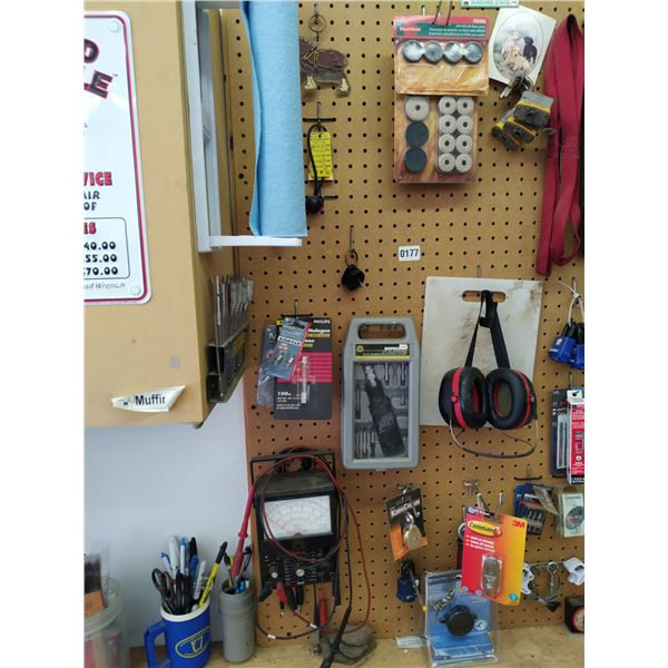 Miscellaneous Wall Of Tools & Accessories