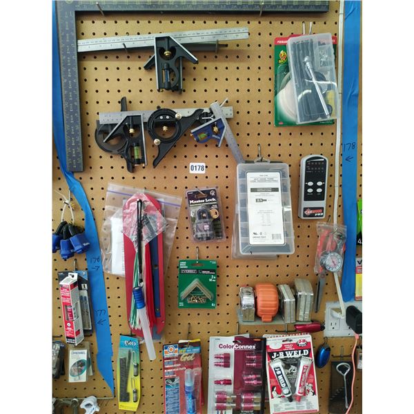 Miscellaneous Wall Of Tools & Accessories