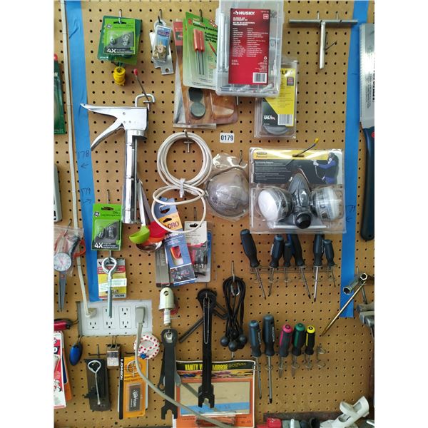 Miscellaneous Wall Of Tools & Accessories