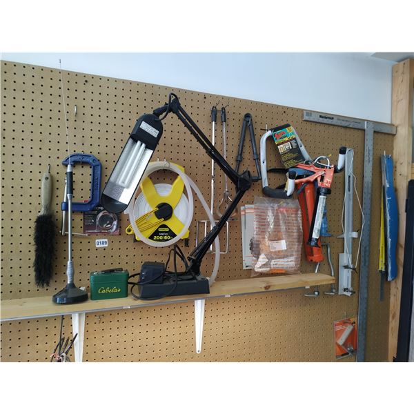 Miscellaneous Wall Of Tools & Accessories