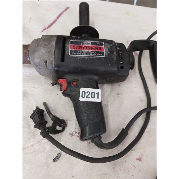 Craftsman 1/2" Variable Speed Reversible Drill