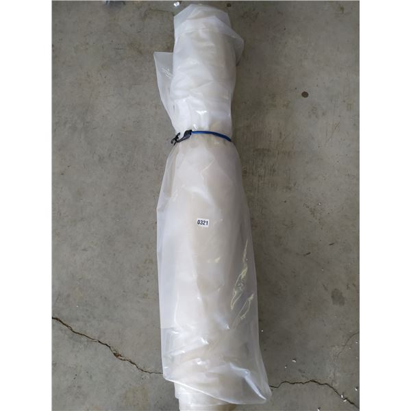 Roll of transparent plastic