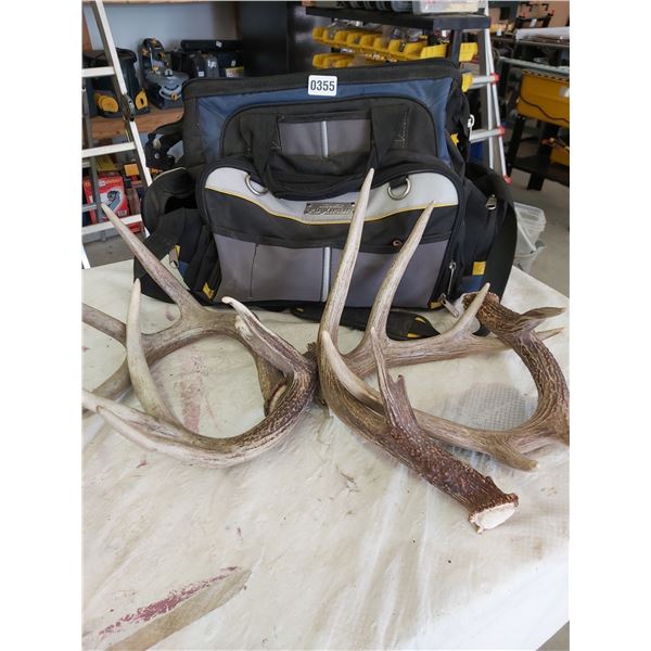Tool Bag - Deer Antlers x2 pairs