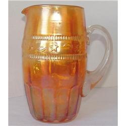 Carnival Glass  Water Pitcher Ganador Pattern #1732684