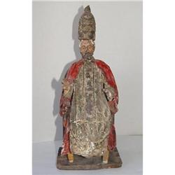 18th. Century Jesuit Mission Bishop Polychrome #1732686