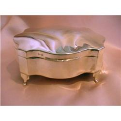 English Sterling Silver Jewelry Box #1732729