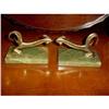 Art Deco Stylized Rooster Bookends #1732741
