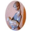 Lladro Girl With Lamb #4505 Glazed Retired 2001#1732817
