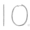 Image 1 : Diamond Hoop Earrings #1732824