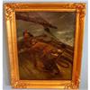 Image 1 : Original Oil Painting on Canvas signed A. I. G.#1733175