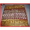 East Indian Red/Gold Textile Wedding Sari Cloth#1733254