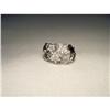 14K WG Gold Diamond Black White Mop Star Ring #1733290