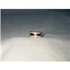 14K YG Double Row Diamond Unisex Wedding Band #1733306