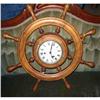 Old Schatz Ships Wheel Key Wind Clock #1733333