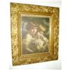 beautiful gilded framed photograph of 2 girls #1733340