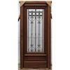 Single entry Door with wrought iron #1733343