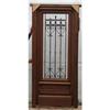 Single entry door with wrought iron #1733344