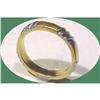 18K Gold & Platinum Ring Wedding Band size 11 #1733494