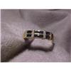14K gold Sapphire Diamond Men's Ring  9 1/4 #1733497