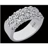 2.10 carat G VS1 DIAMOND wedding band Platinum #1733514