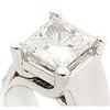 1.51 carat PRINCESS CUT solitaire diamond ring #1733517