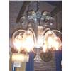 Image 1 : SUMPTUOUS ART DECO CRYSTAL CHANDELIER , SIGNED #1733528