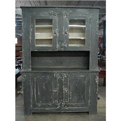ANTIQUE KITCHEN CUPBOARD WALL JELLY PIE CABINET#1733533