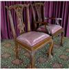 8 ANTIQUE VICTORIAN CHIPPENDALE DINING CHAIRS #1733538