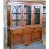Image 1 : VICTORIAN GOV WINTHROP CHINA CABINET BOOKCASE #1733564