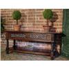 EUROPEAN JACOBEAN BARLEY TWIST CONSOLE TABLE #1733599