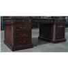 ANTIQUE VICTORIAN LIBRARY LAWYER PARTNERS DESK #1733656