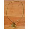 18kt Gold Necklace 1897 $5 US Coin Pendant 18k #1733719
