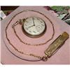 Waltham Pocket Watch Victorian Fob Chain Knife #1733737