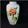 Image 1 : Very Fine Cloisonne Vase with Roses. #1747283