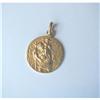 Image 1 : VINTAGE  14K Y GOLD ST. CHRISTOPHER MEDAL #1747353