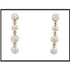 Image 1 : 18K DANGLE EARRINGS WITH 118 DIAMONDS(was $795)#1747372