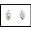 Image 1 : DESIGNER 18K WHITE GOLD DIAMOND EARRINGS(was #1747375