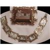 Image 1 : RARE God GODDESS & 7 Panel CAMEO Bracelet #1747484