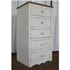 Image 1 : ANTIQUE SHABBY COTTAGE 5 DR CHEST OF DRAWERS #1747663