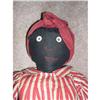 Large Black cotton stuffed doll  button eyes #1754352