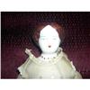 Ruth Gibbs White China 13" Doll Brown Hair #1754377