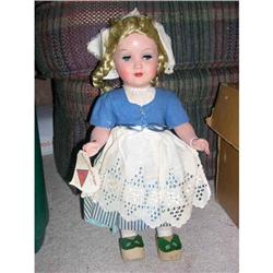 Holland hard plastic doll 1953 paper tag #1754415