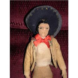 10" Cloth Mexican Man  With Stitched Features #1754988