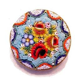 Pretty Floral Mosaic Brooch #1766542