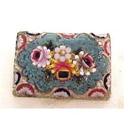 Large Floral Mosaic Brooch #1766543